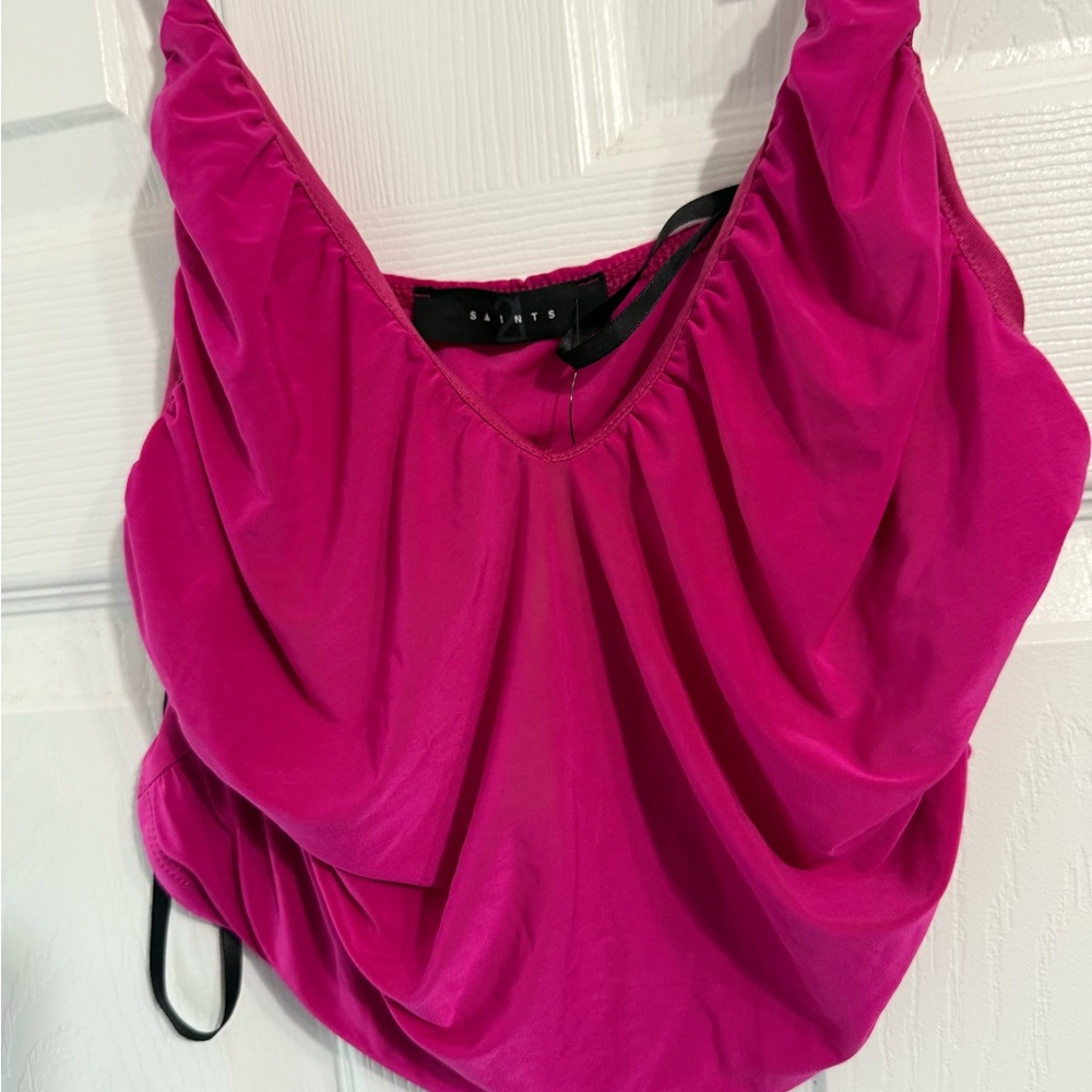 Women's Pink Crop Top
